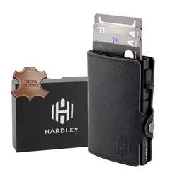 HARDLEY - Billetera Hombre De Cuero Tarjetero Bloqueo Rfid