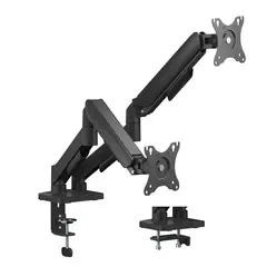 LINKON - Brazo Soporte Doble Para 2 Monitores Escritorio Gas