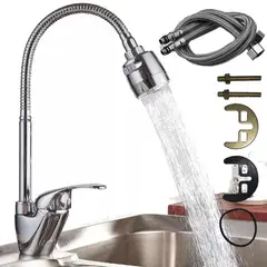 GENERICO - Llave Monomando Lavaplatos Flexible Fría Y Caliente Manguera