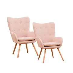 GENERICO - Set de 2x Sillas sitial poltrona Marshall Piel Modelo B5077-2