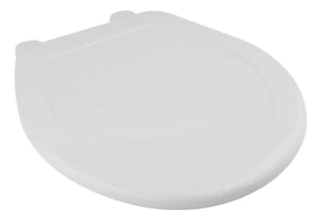 IMPORTCLICK Tapa Baño WC Asiento Inodoro Redondo Universal 42x39x4 CM Blanco