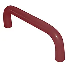 DVP - Tirador Plástico Brasil 96mm Rojo Con Tornillos 80 Un