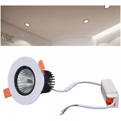 GENERICO - Foco Empotrable Led 7w - 9cm, 630 Lm, Regulable, Embutido