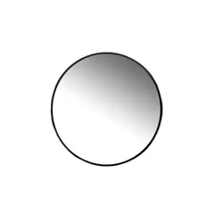 VGO - Espejo circular metalico negro