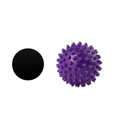 GENERICO - Set 2x Pelota Lacrosse Erizo - Masaje Yoga Pilates