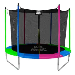 MAX MAGIC - Cama Elástica 183 cm (6 Ft) Multicolor