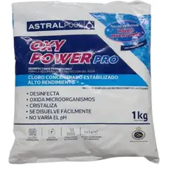 ASTRALPOOL - CLORO OXYPOWER PRO 1KG
