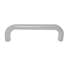 DVP - Tirador Plástico Brasil 96mm Con Tornillos Blanco 80 Un
