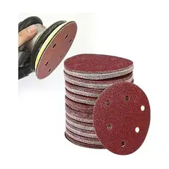 GENERICO - 50 Disco Lija Pulir Metal 115mm Con Velcro Granos Pulidora LJV480