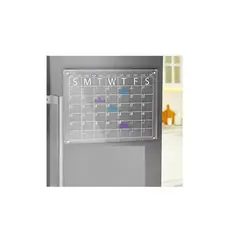 GENERICO - Pizarra Acrílica Calendario Mensual Magnético Refrigerador