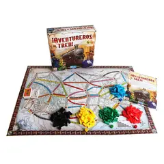 ANSALDO - Juego de mesa AVENTUREROS AL TREN cartas de vagones
