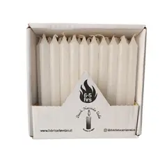 GENERICO - Pack de 50 velas Blancas