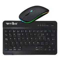 GENERICO - Kit Mouse Y Teclado Bluetooth Inalámbrico Español Recargable