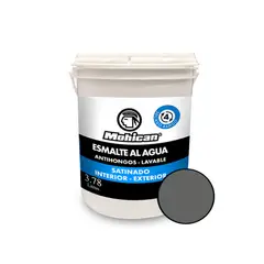 MOHICAN - ESMALTE AL AGUA ANTIHONGOS SATINADO 1 GALON GRIS MARENGO