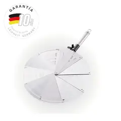 LEIFHEIT - Tapa anti-salpicaduras ajustable de acero inoxidable