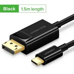 UGREEN - Cable De Video Usb-C Displayport 4k30hz 15m Blanco