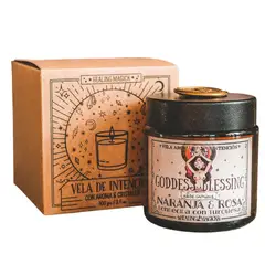 HEALING MAGICK - Bendición de la Diosa Vela Aromática Rituales Abre caminos y Buena Suerte