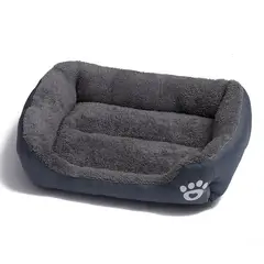 GENERICO - Cama Ultrasuave para mascotas Color Gris Talla L