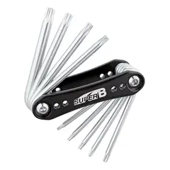 SUPER B - Herramienta Bicicleta Plegable Torx 9 En 1