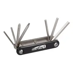 SUPER B - Herramienta Bicicleta Plegable 7 En 1