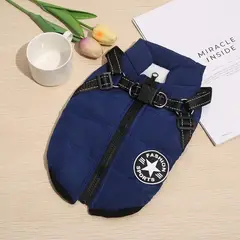 MASCO TODO - Parka Chaqueta Impermeable Perro Talla L Azul