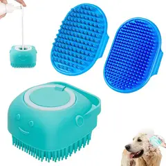 EVERSO - Cepillo De Baño Perro Peine De Goma Relajante Para Mascotas