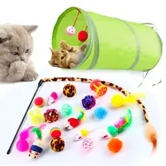 MASCO TODO - Set De 21 Juguetes Gatos, Raton, Anti Estrés, Bolas Y Otros