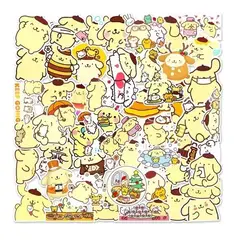 GENERICO - 50 Stickers De Pom Purin - Etiquetas Autoadhesivas