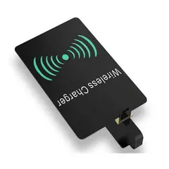 GENERICO - Adaptador de Carga Inalambrica Qi tarjeta de carga Tipo C