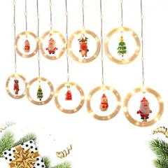 GENERICO - Guirnalda Led de Navidad 3mts Aros de Luz Decoracion Usb