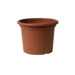 EURO3PLAST - Macetero de plástico reciclado plato 30x23 cm color Terracota