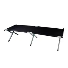 RUTTA - Cama Plegable 1 Persona Negro