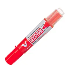 PILOT - Marcador de Pizarra recargable Vboard Master Rojo