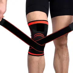 WORX - Rodillera Deport Compresion Set X2 Ortopedica Gym - Rojo - M