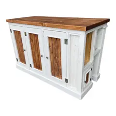 TAIKKEE - ISLA RUSTICA BLANCO DEC Y NOGAL AMERICANO