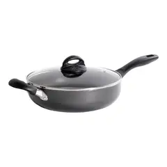 OSTER - Sartén Wok con tapa y manilla antiadherente 26 cm