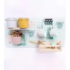 GIROM - Panel organizador de pared acrilico Hora de te 60x50cm