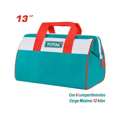 TOTAL TOOLS - Bolso para Herramientas 13 Pulgadas TOTAL