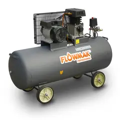 FLOWMAK - Compresor De Aire 150 Litros, 3hp 220v, 8bar