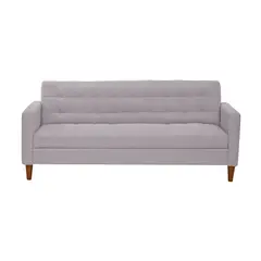 LATAM HOME - Futón Sofá Cama Genova Lino Gris Claro