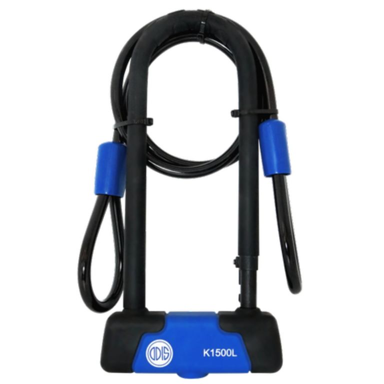 Pack Bike: Candado Bicicleta U Lock K1500L + Cable 10mx1,2m