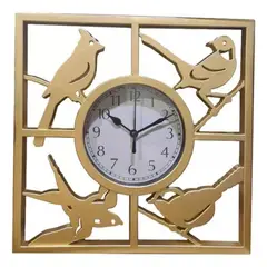 LISM - Reloj Mural De Pared Cuadrado 30cm Decorativo Silencioso 276015