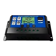 ESHOPANGIE - Regulador De Carga Solar Digital 12v 24v 20a 2usb