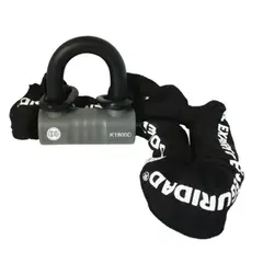 ODIS - Candado Bicicleta U Lock K1800D Con Cadena 10mm X 1,1 M Llave Disco