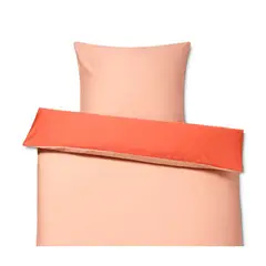 TCHIBO - Ropa Cama Algodón Tencel Coral 1 Plaza