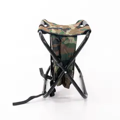GENERICO - SILLA CAMPING MOCHILA PORTATIL CON COOLER
