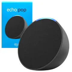 AMAZON - Echo Pop parlante con Asistente Virtual Alexa - negro