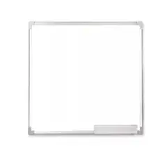 GENERICO - Pizarra Acrílica Blanca 60x90 Cm Con Apoyo Para Plumones