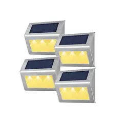 MAXWELL - Foco Reflector Solar Led Exterior Pared Set de 4