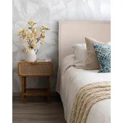 KABECEROS - RESPALDO LAVABLE FUNDA PESTAÑA - KING- ALGODÓN CUYA BEIGE